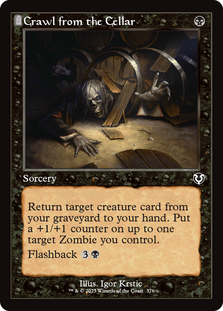 Crawl from the Cellar (INR-376) - Innistrad Remastered: (tombstone) Foil