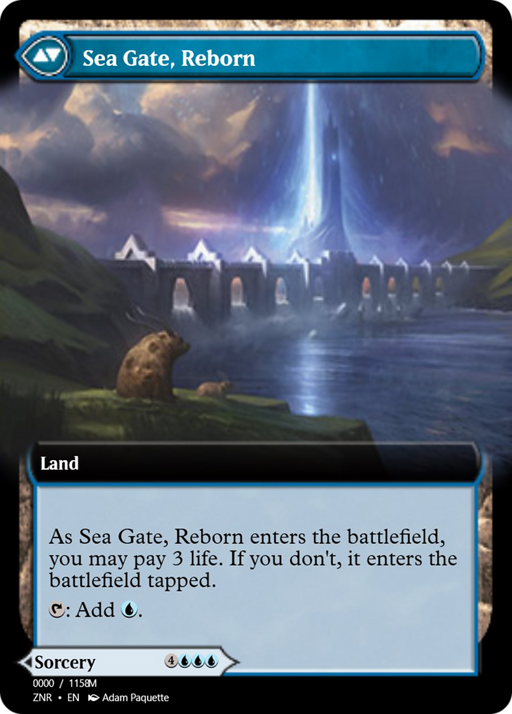 Sea Gate Restoration // Sea Gate, Reborn (PRM-83862) - Magic Online Promos