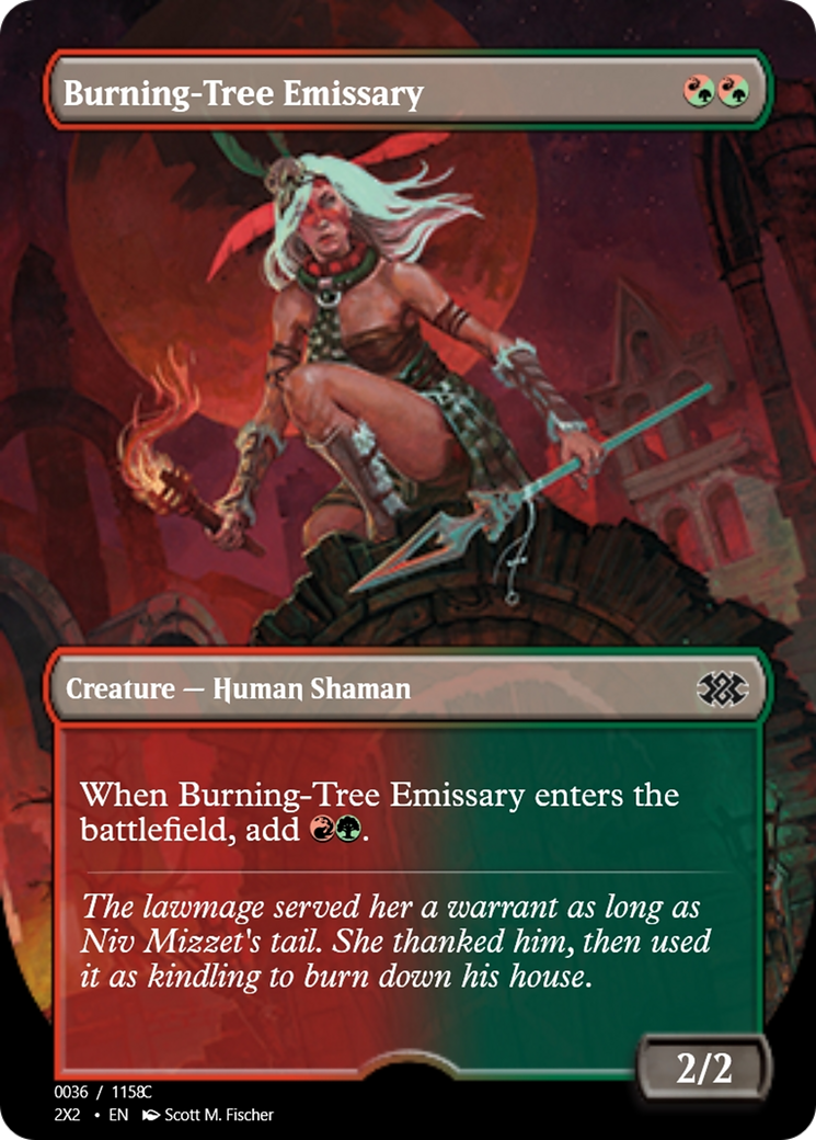 Burning-Tree Emissary (PRM-102285) - Magic Online Promos Foil