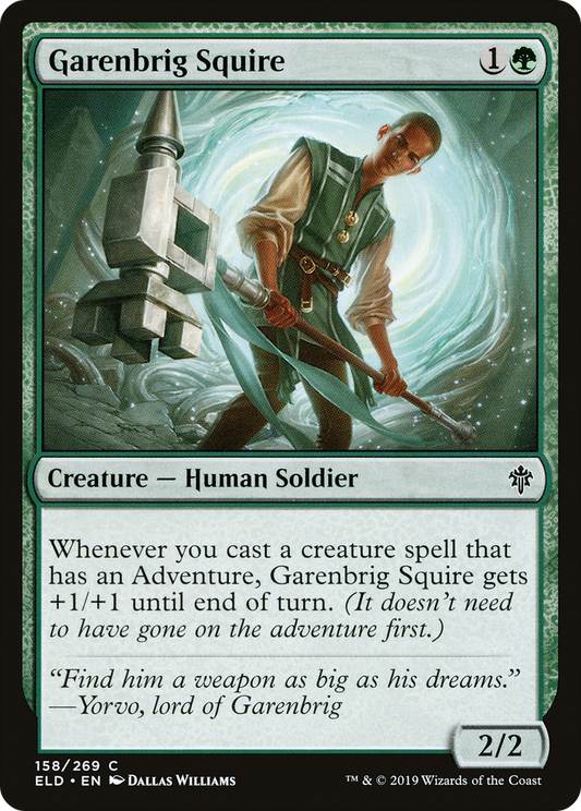 Garenbrig Squire (ELD-158) - Throne of Eldraine