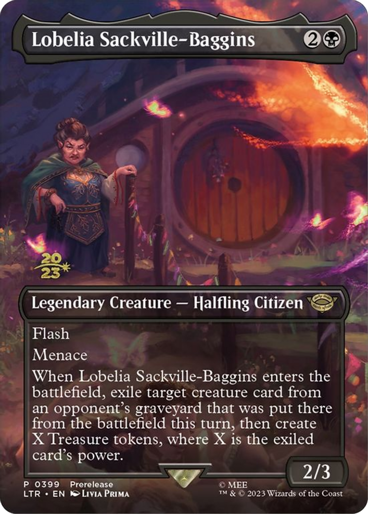 Lobelia Sackville-Baggins (PRE-399) - Tales of Middle-earth Promos (Borderless)