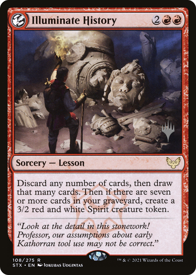 Illuminate History (PPSTX-108) - Strixhaven: School of Mages Promos: (lesson)