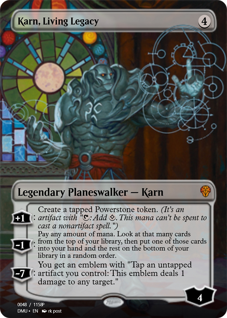 Karn, Living Legacy (PRM-103474) - Magic Online Promos Foil