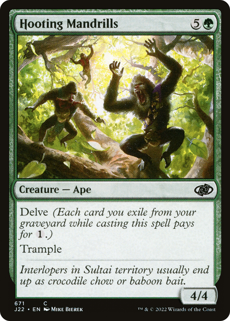 Hooting Mandrills (J22-671) - Jumpstart 2022