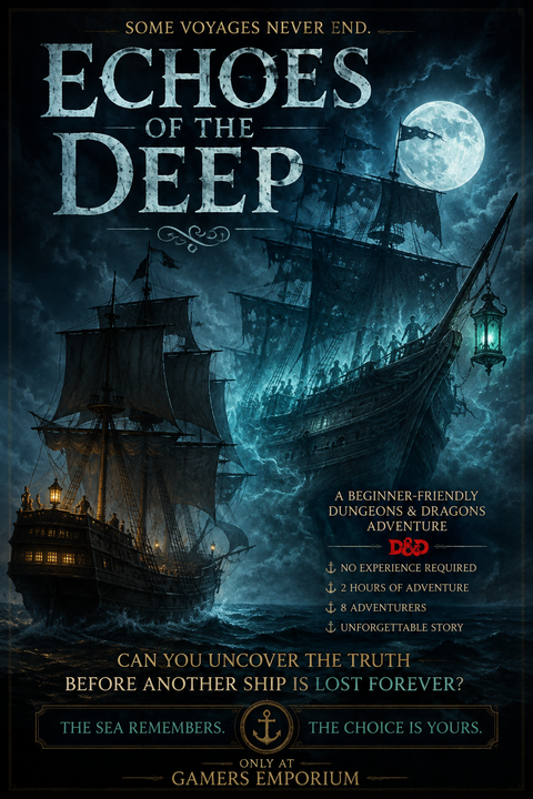 D&D Introductory One-Shot: Echoes of the Deep (Sunday, July 30th - 4:00PM to 6:00PM)