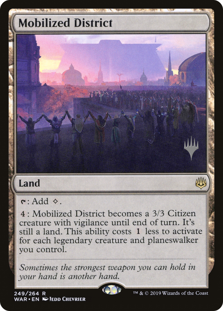 Mobilized District (PPM20-249) - War of the Spark Promos