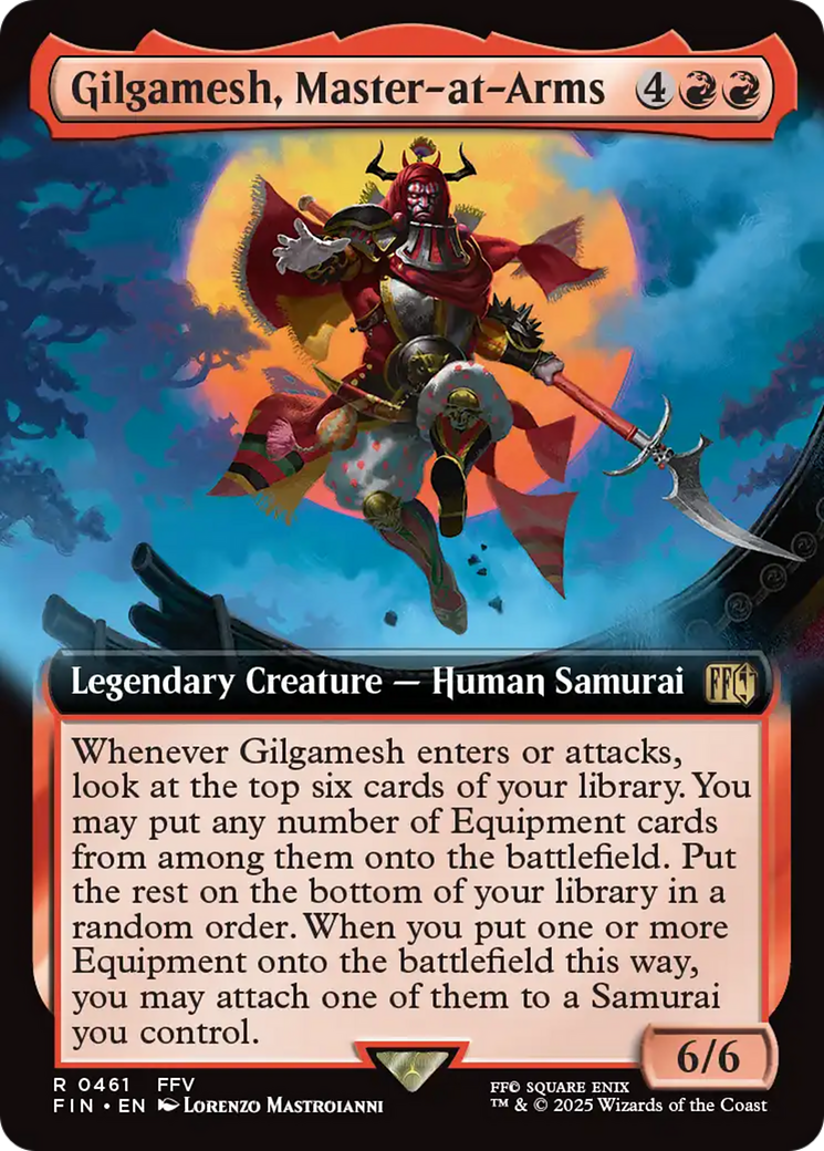 Gilgamesh, Master-at-Arms (FIN-461) - FINAL FANTASY: (Extended Art) Foil