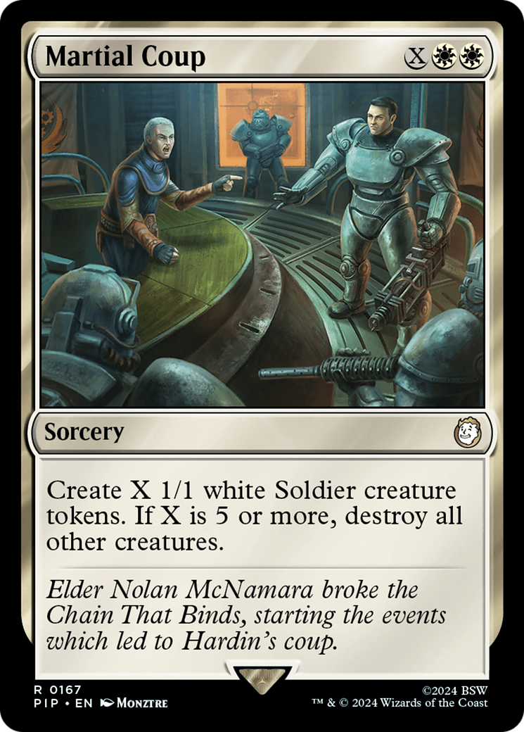 Martial Coup (PIP-167) - Fallout Foil