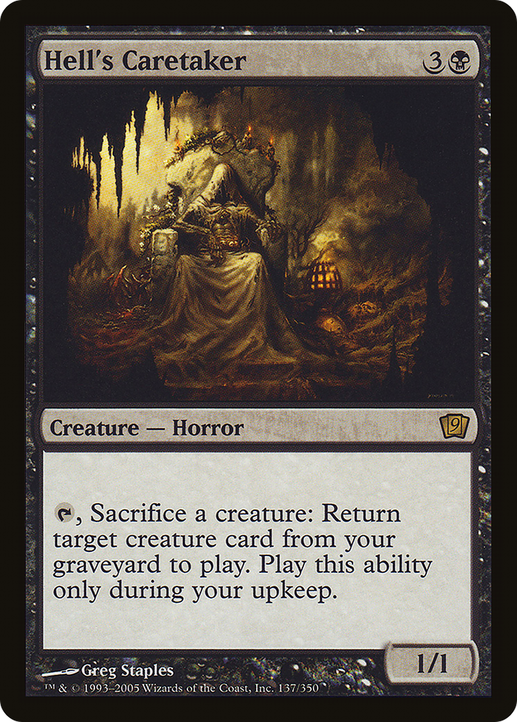 Hell's Caretaker (9ED-137★) - Ninth Edition Foil