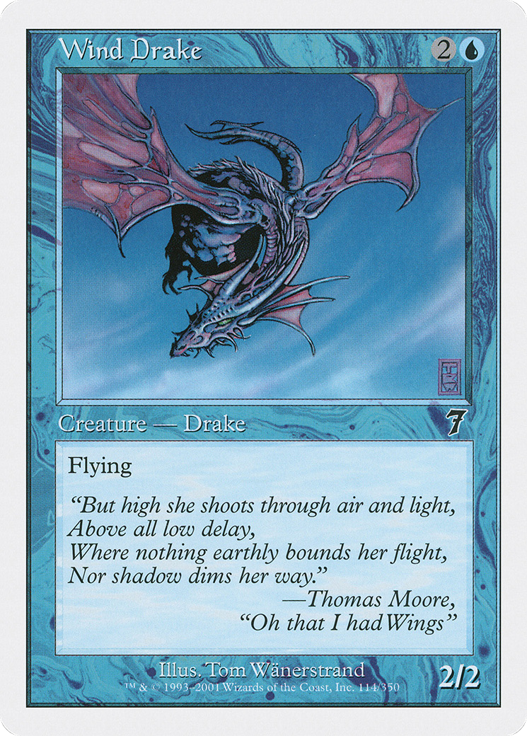 Wind Drake (7ED-114) - 7th Edition Foil