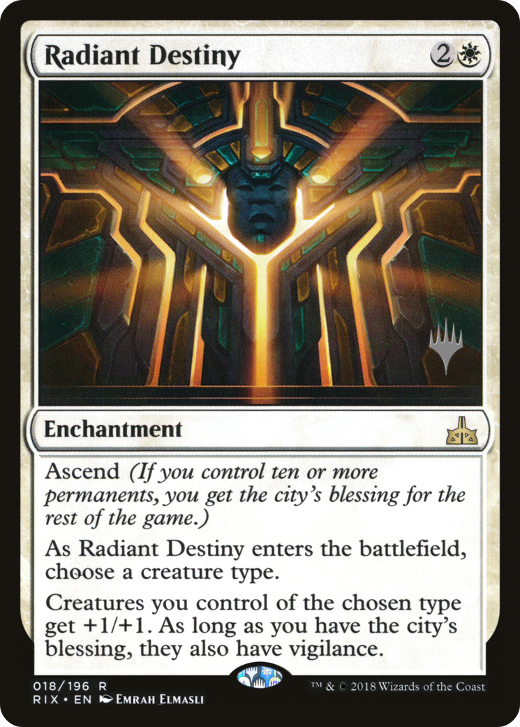 Radiant Destiny (PPM20-018) - Rivals of Ixalan Promos