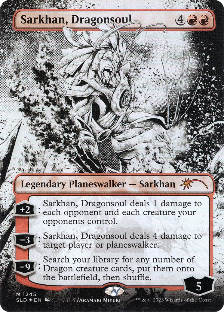 Sarkhan, Dragonsoul (SLD-1245) - Secret Lair Drop (Borderless) Foil