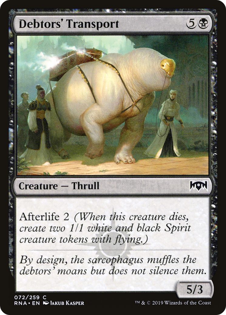 Debtors' Transport (RNA-072) - Ravnica Allegiance