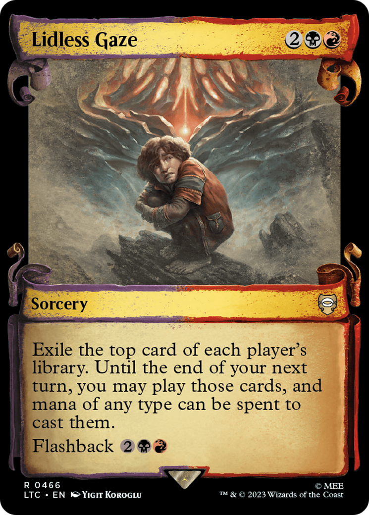 Lidless Gaze (LTC-466) - Tales of Middle-earth Commander: (Showcase)