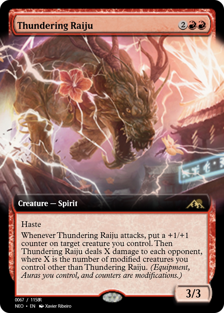 Thundering Raiju (PRM-97997) - Magic Online Promos