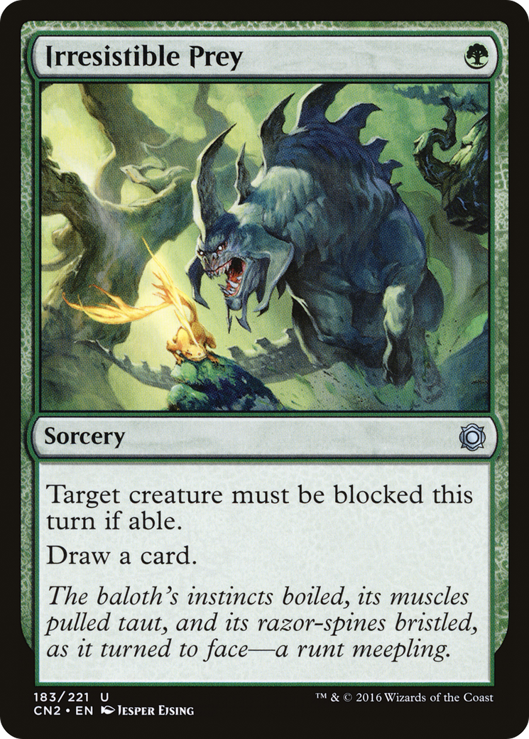 Irresistible Prey (CN2-183) - Conspiracy: Take the Crown Foil