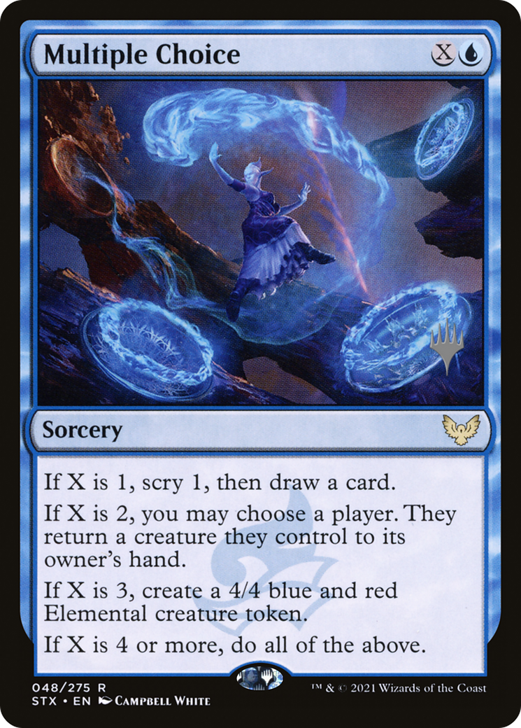 Multiple Choice (PPSTX-048) - Strixhaven: School of Mages Promos Foil