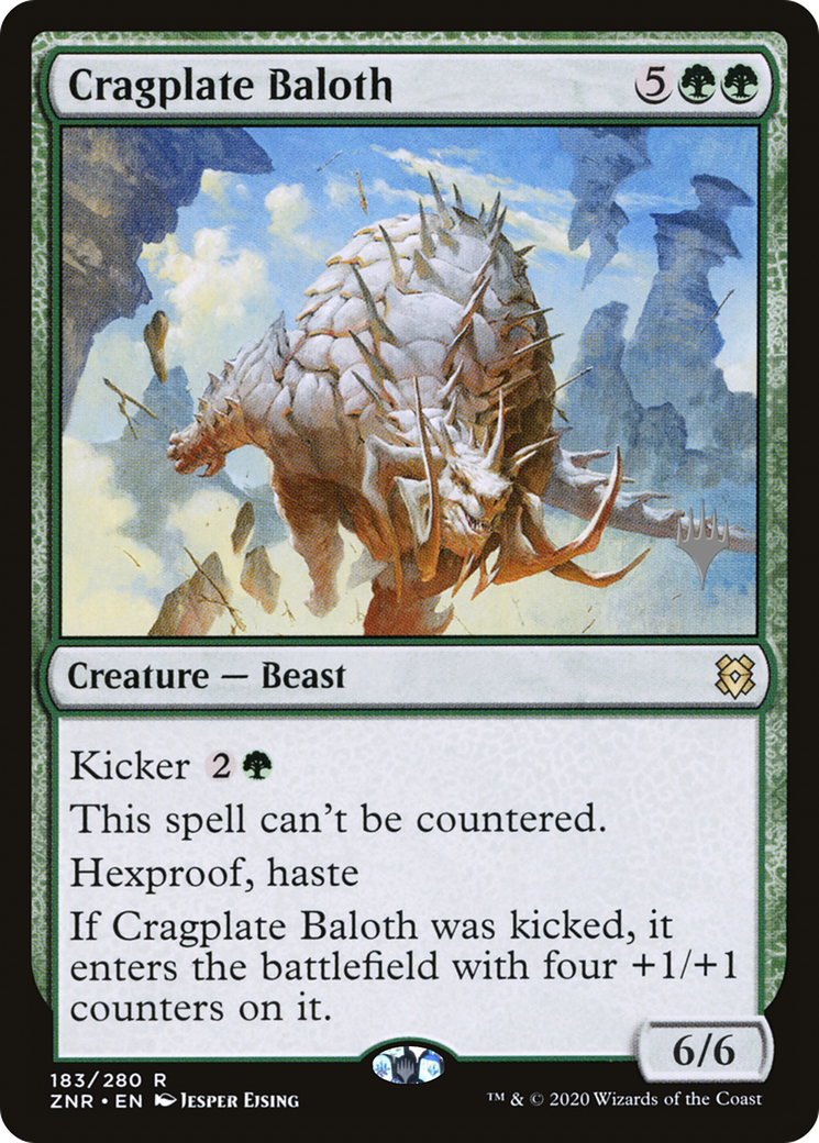 Cragplate Baloth (PPZNR-183) - Zendikar Rising Promos