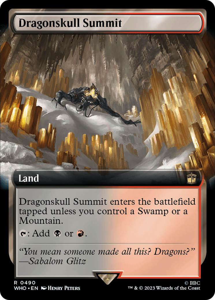 Dragonskull Summit (WHO-490) - Doctor Who: (Extended Art) Foil