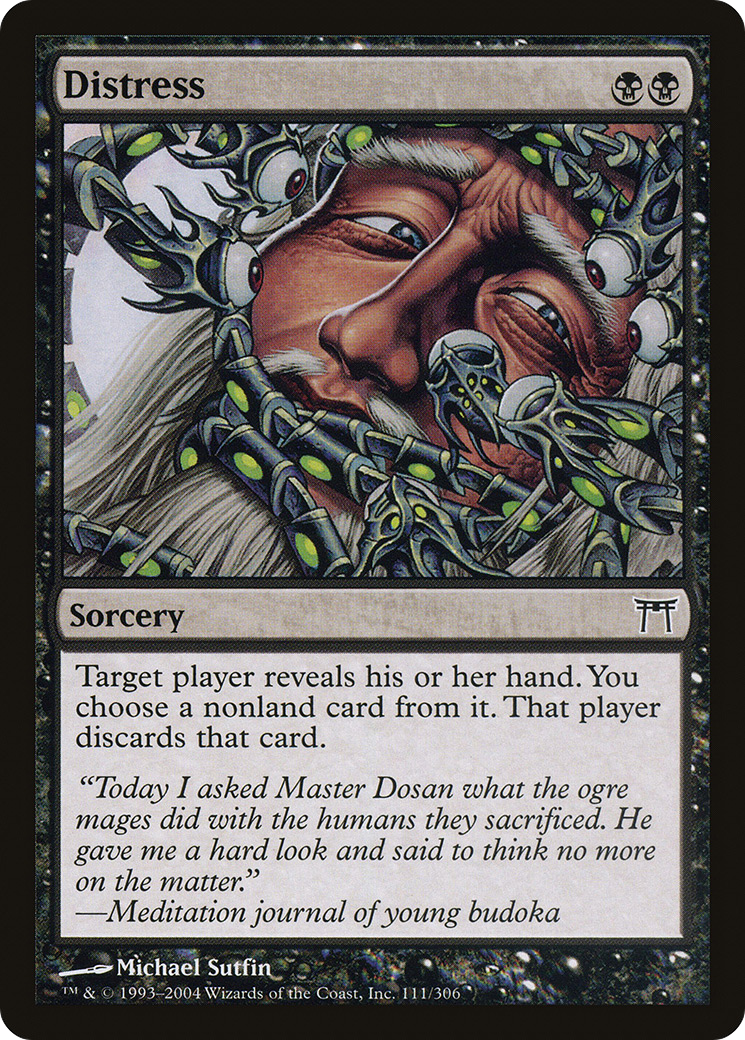 Distress (CHK-111) - Champions of Kamigawa Foil
