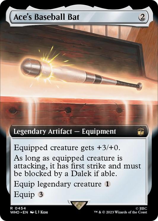Ace's Baseball Bat (WHO-454) - Doctor Who: (Extended Art)