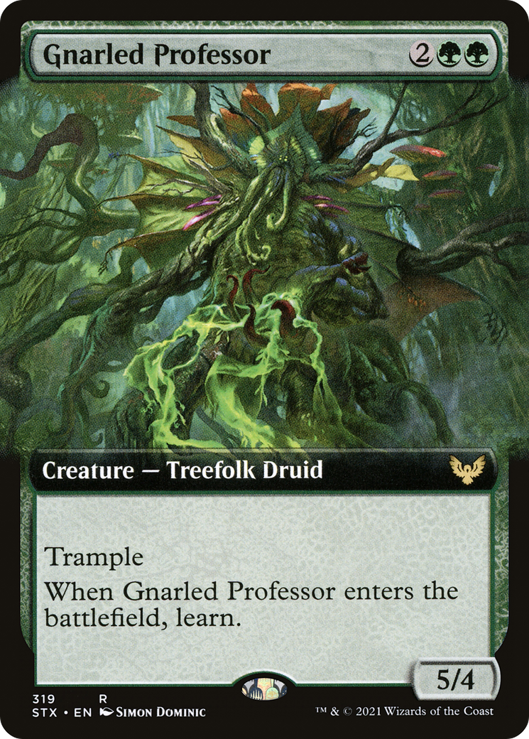 Gnarled Professor (STX-319) - Strixhaven: School of Mages: (Extended Art) Foil