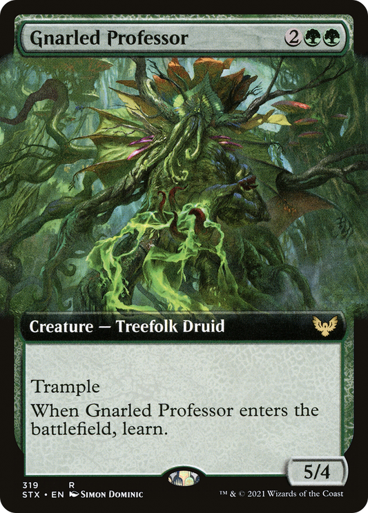 Gnarled Professor (STX-319) - Strixhaven: School of Mages: (Extended Art)