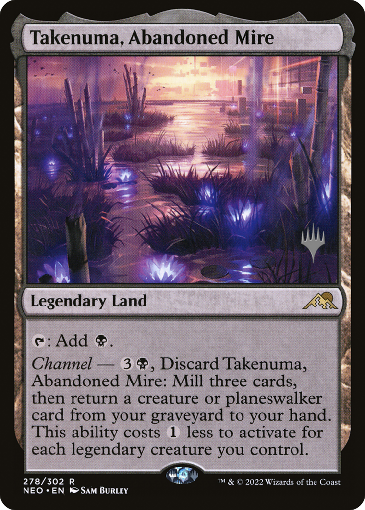 Takenuma, Abandoned Mire (PPNEO-278) - Kamigawa: Neon Dynasty Promos Foil
