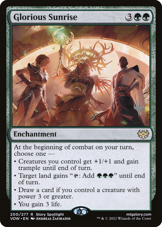 Glorious Sunrise (PPDMU-200) - Innistrad: Crimson Vow Promos