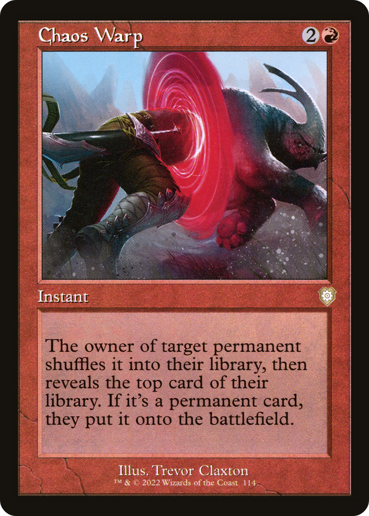 Chaos Warp (BRC-114) - The Brothers' War Commander