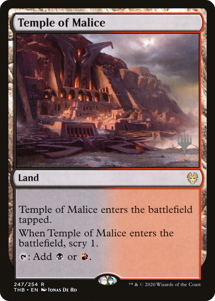 Temple of Malice (PPTHB-247P) - Theros Beyond Death Promos Foil