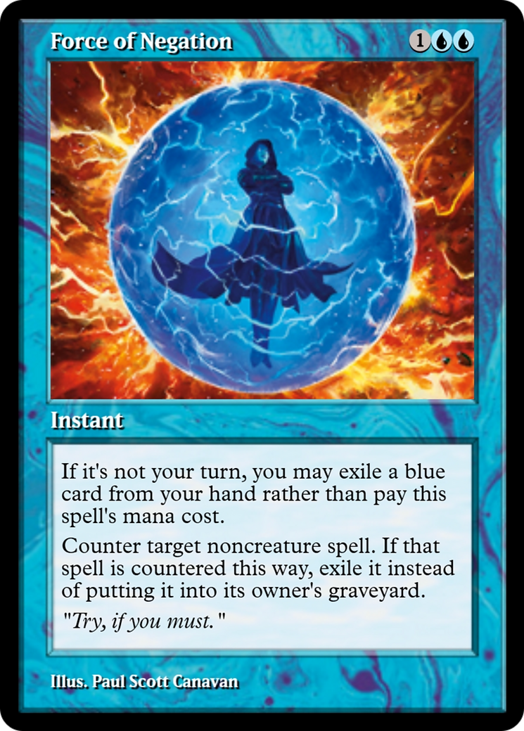 Force of Negation (PRM-91237) - Magic Online Promos Foil