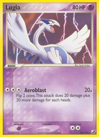 Lugia 029 Unseen Forces - Rare