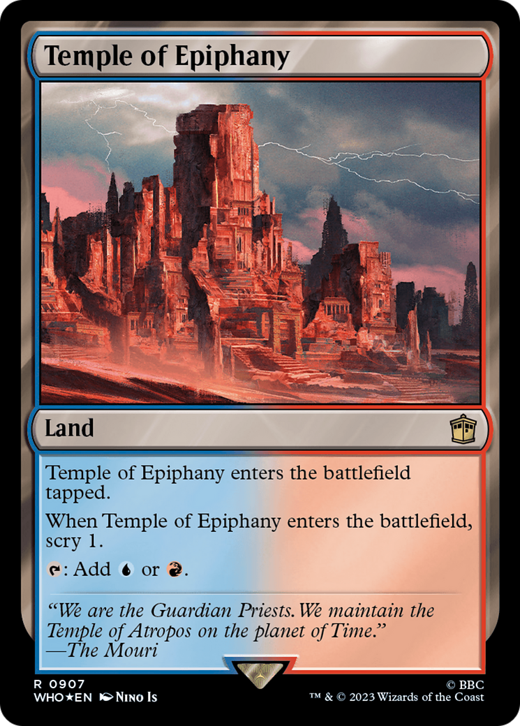 Temple of Epiphany (WHO-907) - Doctor Who Foil