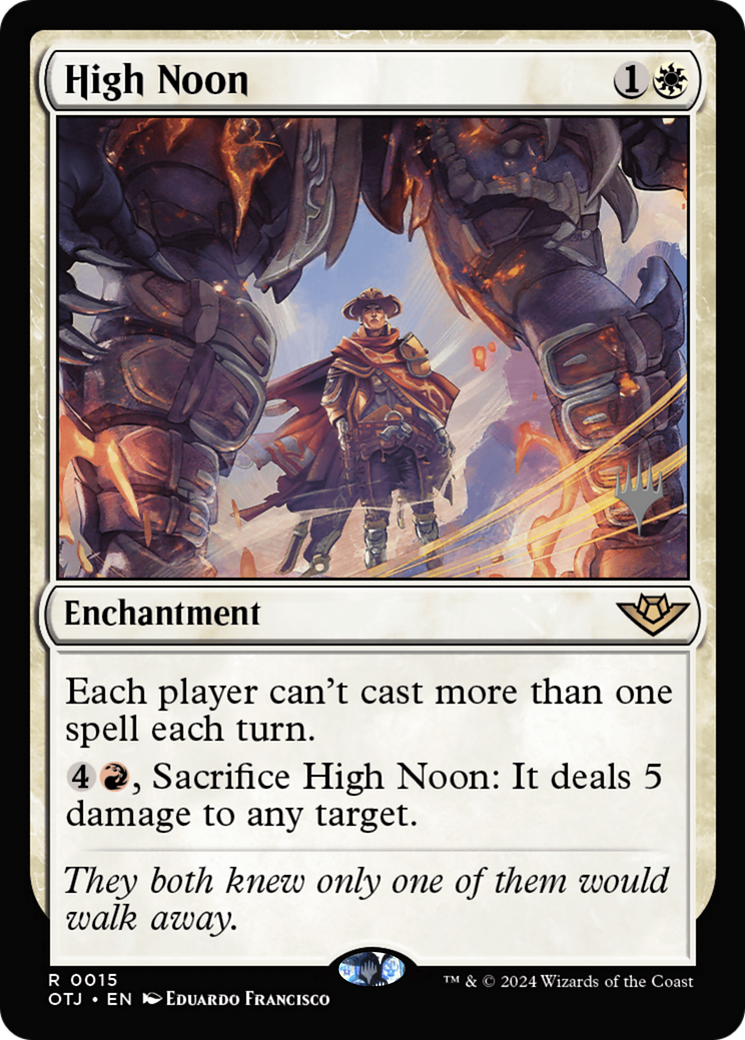 High Noon (PPOTJ-15P) - Outlaws of Thunder Junction Promos Foil
