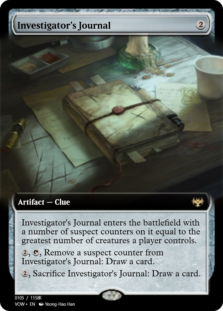 Investigator's Journal (PRM-95449) - Magic Online Promos