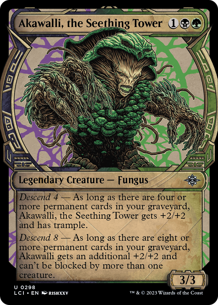 Akawalli, the Seething Tower (LCI-298) - The Lost Caverns of Ixalan: (Showcase)