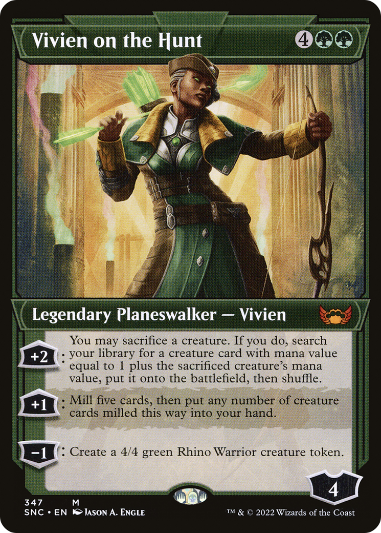 Vivien on the Hunt (SNC-347) - Streets of New Capenna: (Showcase)