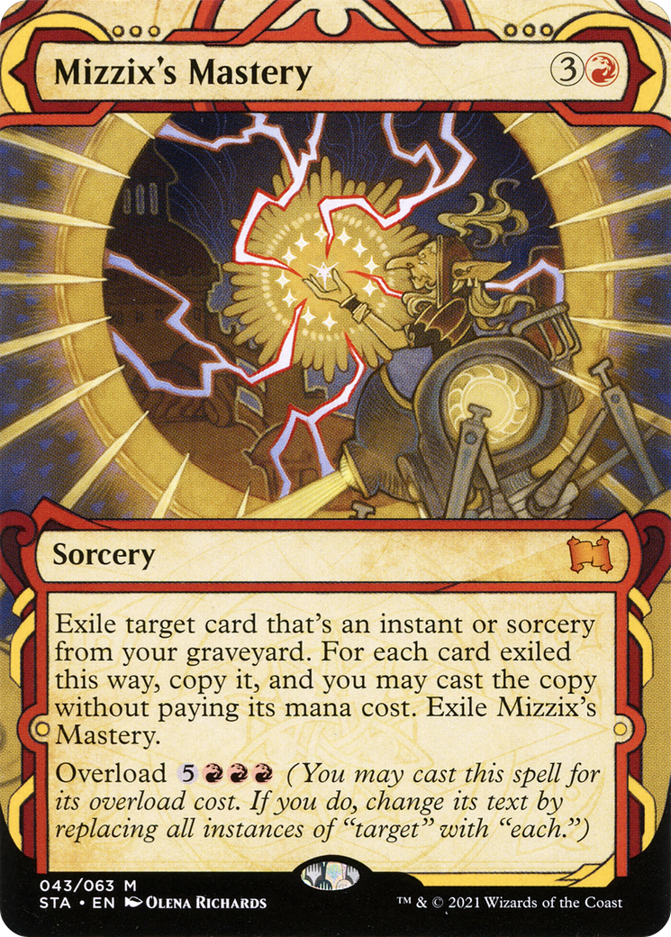 Mizzix's Mastery (STA-043) - Strixhaven Mystical Archive: (Showcase) (Borderless) (Japanese)