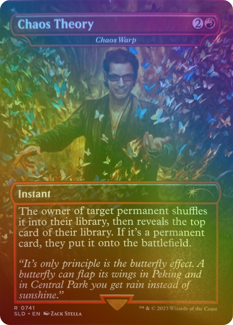 Chaos Warp (SLD-741) - Secret Lair Drop / Chaos Theory (Borderless) Foil