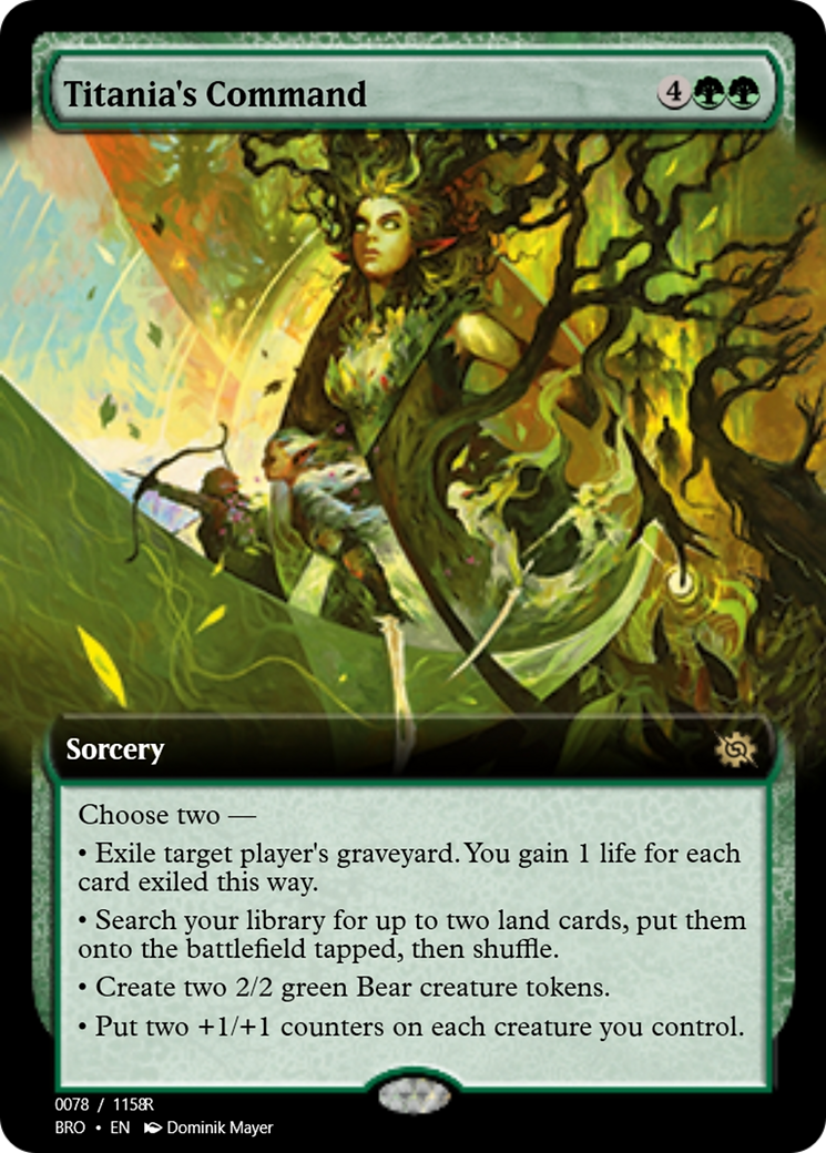Titania's Command (PRM-105764) - Magic Online Promos
