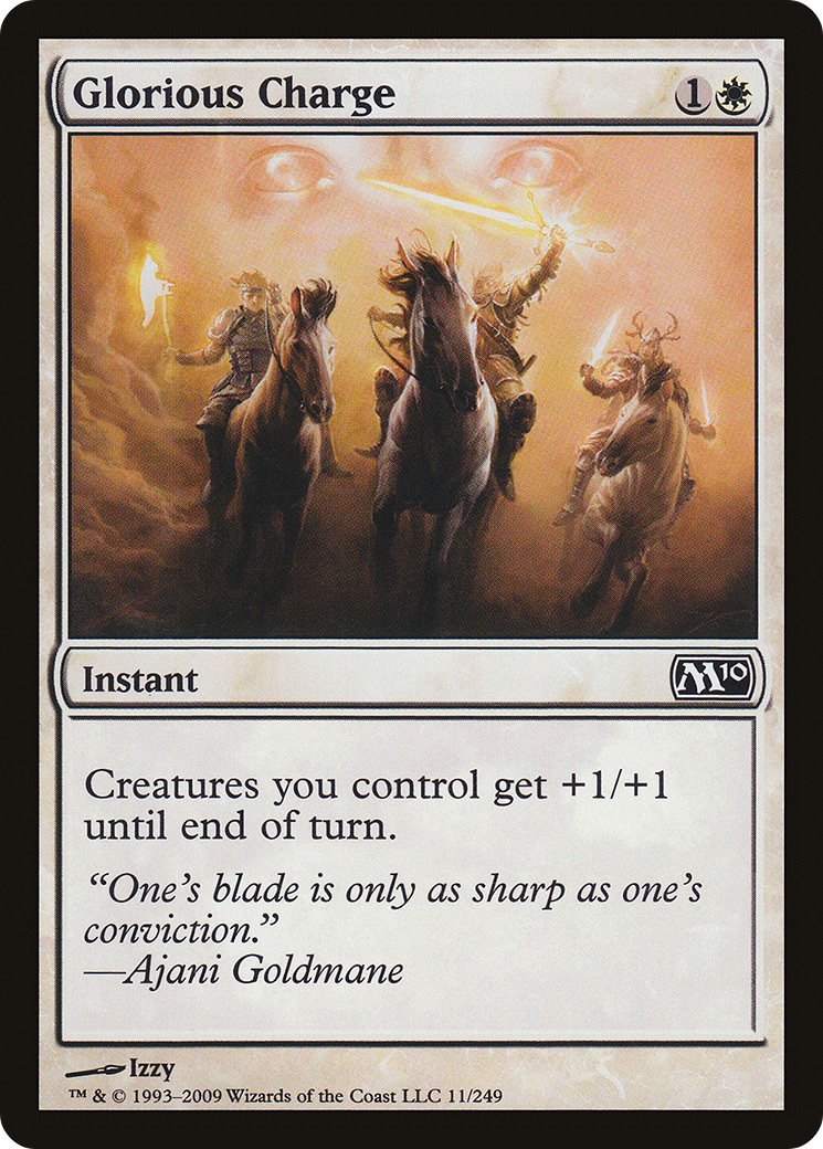 Glorious Charge (M10-011) - Magic 2010 Foil