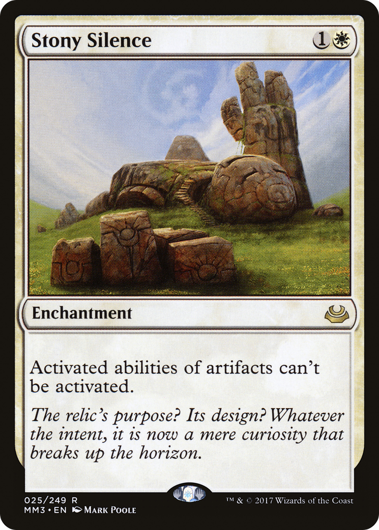 Stony Silence (MM3-025) - Modern Masters 2017 Foil