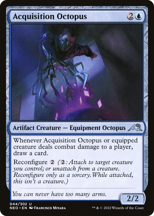 Acquisition Octopus (NEO-044) - Kamigawa: Neon Dynasty