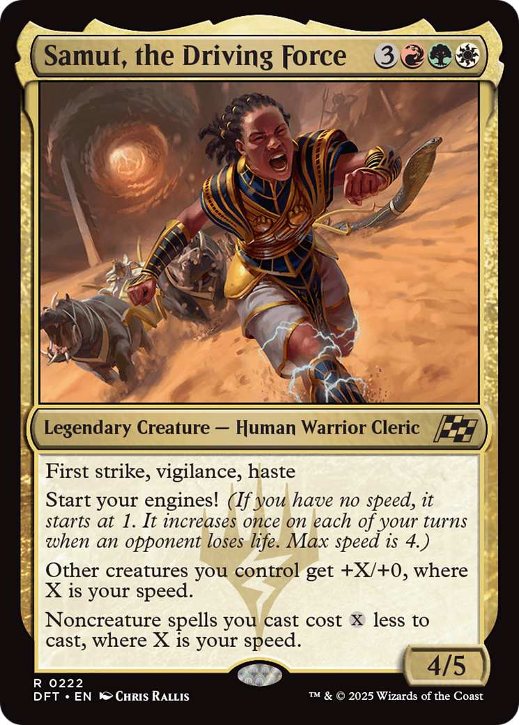 Samut, the Driving Force (DFT-222) - Aetherdrift