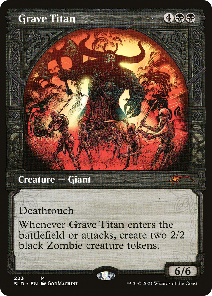 Grave Titan (223) (SLD-223) - Secret Lair Drop: (Showcase) Foil