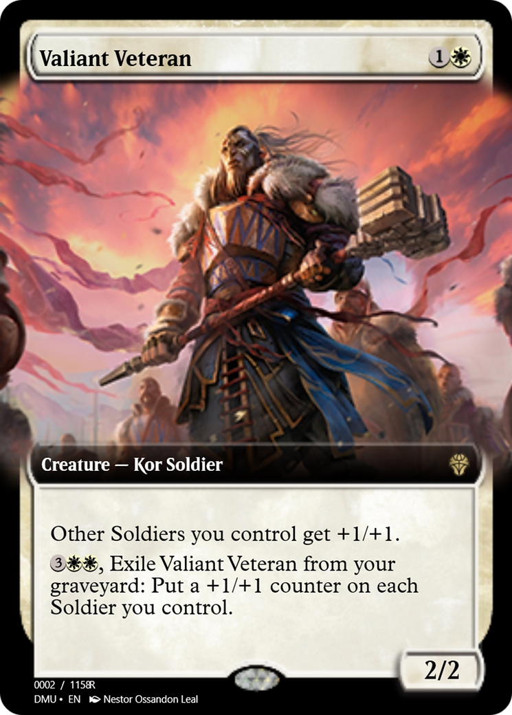 Valiant Veteran (PRM-103384) - Magic Online Promos