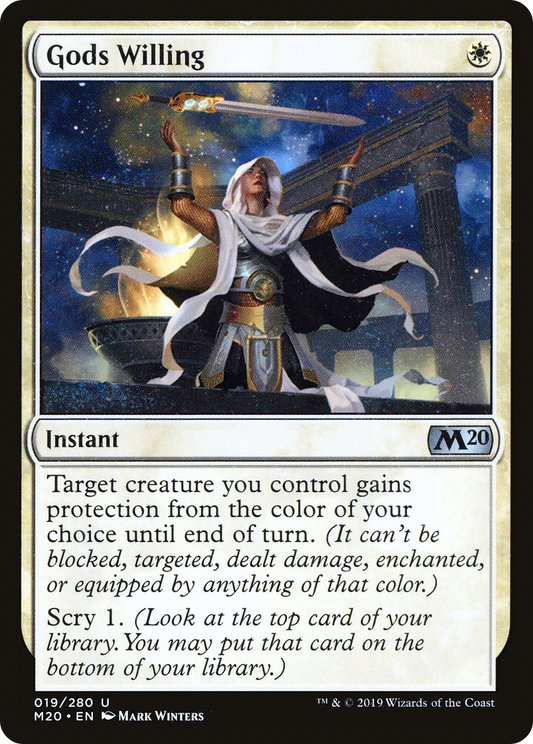 Gods Willing (M20-019) - Core Set 2020 Foil