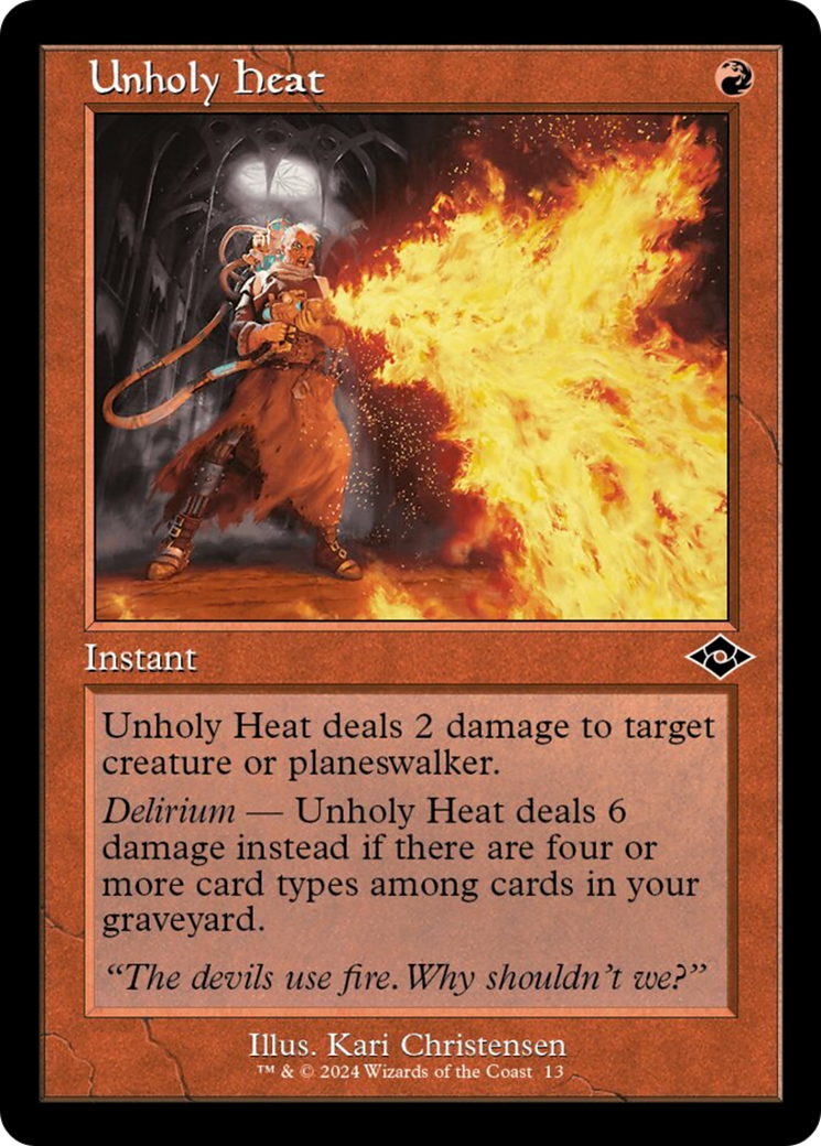 Unholy Heat (MH2-013) - Modern Horizons 2 Timeshifts