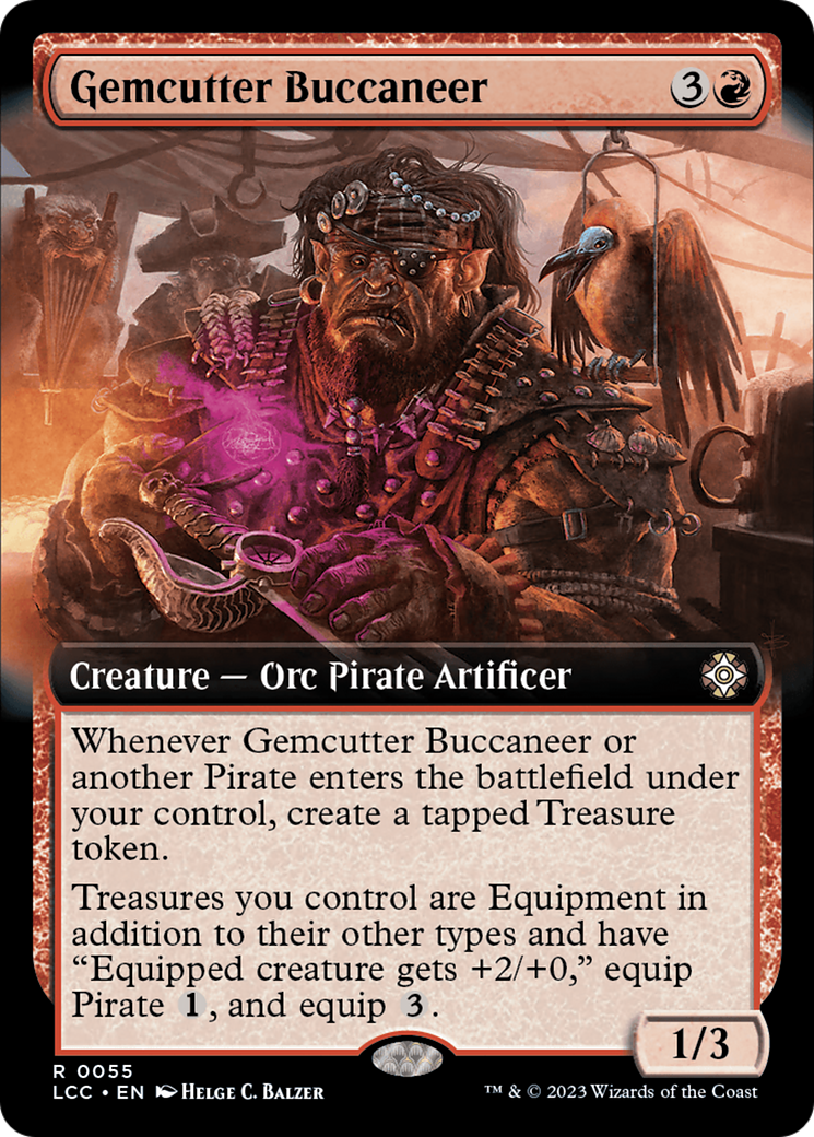 Gemcutter Buccaneer (LCC-055) - The Lost Caverns of Ixalan Commander: (Extended Art)